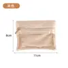 Bolsa de almacenamiento de terciopelo EVA para joyas, bolsa con cremallera transparente, bolsa de joyería portátil, bolsa de almacenamiento para anillos, collares y pendientes