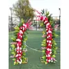 Accesorios de Boda Arco de Hierro Decoración de Puerta de Cuerno de Vaca Soporte de Flores Decoración de Césped al Aire Libre Arreglo de Boda Decoración de Fondo