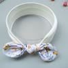 Diadema para bebé europea y americana Tocado de orejas de conejo de algodón Diadema para bebé Accesorios para el cabello anudados Fabricantes transfronterizos de niñas