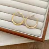 Pendientes de Aro Grandes Geométricos Lisos Mate Estilo Metal Novedoso y Elegante para Mujer, Pendientes de Lujo Exquisitos y Accesibles con Cierre de Plata S925