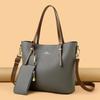 Bolso Bandolera de Tela Suave de Gran Capacidad Loman Kangaroo para Mujer para el Trabajo, Regalo de Alta Gama para Mamá, Dropshipping, Estilo Retro Europeo y Americano
