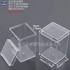 Caja de embalaje redonda transparente de PS para dulces, rodajas de leche, cecina de res, galleta crujiente de nuez, caja de embalaje para galletas y pasteles