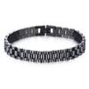 Pulseira de casal simples de tendência japonesa e coreana em aço titânio 8-10-12mm personalizada multicolorida pulseira feminina de aço inoxidável