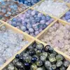 8mm Beads Flor Explosiva Esmalte Gelo Rachado Contas Soltas Material para Pulseira Colar Brinco DIY Feito à Mão Ornamento Acessórios Nenhum