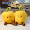 Em Estoque 4 polegadas [Série Frutas e Legumes] 10cm Boneco de Pelúcia Máquina de Bonecas Celebridade da Internet Original Criativo