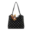 Bolso tote dulce de moda para mujer de este año, nuevo estilo otoño 2026 bolso de hombro de lunares con lazo, bolso de axila a la moda