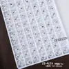 Decoraciones Brillantes K9 Sin Base Apiladas de Pedrería para Uñas Cuadradas de Azúcar Coloridas Versátiles Accesorios Terminados de Pedrería para Uñas