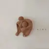 Touca de Bebê Primavera e Outono Algodão Proteção de Orelhas Touca Fetal Touca de Inverno para Bebê Fofa Super Adorável Bebê Estilo Coreano Touca de Puxar