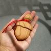 Colgante Espada Li Fat Pequeña de Madera de Durazno, Espada Imperial, Cuchillo Gordo Pequeño, Espada de Bebé, Espada de Madera de Durazno para Bebé de Juguete, Hacha para el Cabello