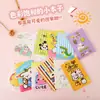 Cuaderno Pequeño de Dibujos Animados, Mini Cuaderno Portátil Lindo, Cuaderno de Bolsillo Portátil, Regalo Pequeño de Recompensa para Estudiantes de Primaria, Papelería al por Mayor