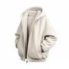 En Stock Chaqueta de Invierno de Alta Calidad Americana de Calle con Cuello de Piel Sintética y Cuero PU Algodón para Hombres y Mujeres, Abrigo Grueso y Forrado de Felpa de Moda