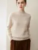 Suéter de cachemira 100% pura con diseño de rombos para mujer, con cuello semi alto, mangas raglán y diseño de jersey, lo que lo convierte en una capa base gruesa y cálida.