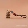 Venta caliente tridimensional Zodiac latón Zodiac colgante llavero latón llavero de coche de latón productos con colgante de cobre