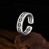 Anillo de plata esterlina 925 al por mayor anillo simple de nariz de cerdo apertura plata tailandesa tendencia retro joyería personalizada