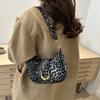 Bolso Leopardo de Alta Gama para Mujer 2024 Nueva Moda Versátil de Un Hombro Bajo el Brazo Nicho Francés Bolso Bajo el Brazo