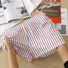 Ropa interior de hombre de alta gama, calzoncillos tipo bóxer para hombre, algodón puro, pantalones cortos holgados a rayas de talla grande, pantalones interiores para el hogar para hombres