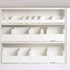 Gabinete Mimu Caja de Almacenamiento Retráctil en Ángulo Recto Escritorio Palillos Cosméticos Artículos Varios Caja de Almacenamiento para Snacks Rectangular