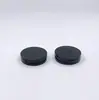 Fábrica 59mm Preto Fosco Redondo Caixa de Embalagem para Cílios Postiços Caixa Vazia Caixa de Cílios Camada Única Compacto de Pó Materiais de Embalagem para Maquiagem