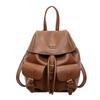 Bolsa Satchel de Textura Retrô para o Dia a Dia, Bolsa Saco para Mulheres, Nova Coleção Outono 2025, Simples, Casual, Grande Capacidade, Mochila de Ombro Único