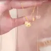 Collar de Hazte Rico Inmediatamente, Collar de Hielo Triturado, Collar Clavícula con Borla de Éxito Instantáneo, Colgante Estilo Chino con Patrón Auspicioso