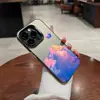 Funda Mate Anti-Caídas Ins Nubes Atardecer Gradiente Soñadoras Luna para iPhone 14 Funda para Teléfono Apple 18 Pro Funda Dura