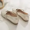Novos Sapatos Baixos de Festa Primavera e Outono 2026, Estilo Delicado, Sapatos de Fada Confortáveis para Combinar com Saias, Sapatos Baixos Femininos Estilo Francês