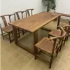 Mesa Grande de Madera de Olmo Viejo, Mesa de Comedor para el Hogar, Banco de Trabajo Mobien, Mesa de Bar, Escritorio, Escritorio de Madera Maciza para Computadora, Escritorio de Oficina, Mesa