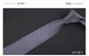 Youea - Corbata formal de negocios de 7 cm a cuadros, profesional, estrecha, informal, combinable, para hombre, estilo coreano, estilo británico, color vino tinto, moda