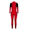 Día de Todos los Santos Otoño Maravilla Deadpool cos Mismo Estilo Traje Todo en Uno Disfraz de Actuación Ajustado de Manga Larga Traje Todo en Uno