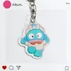 Chaveiro Sanrio Chaveiro Transparente de Acrílico Dupla Face Pingente Fofo para Bolsa Menina Kuromi Ins