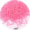 Materiales para hacer joyería artesanal DIY cuentas de arroz color crema cuentas de vidrio de color mixto nacionales 2MM accesorio de ropa borla