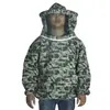 Jaqueta Macacão de Proteção para Apicultura Mangas de Apicultura Roupas Respiráveis para Apicultor Roupas de Apicultura Saia Véu Conjunto de Equipamento com Capuz