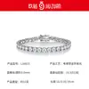 Pulsera de Tenis de Plata 925 con Cierre de Figura de Ocho, Full Diamante, Moda y Tendencia, Lujo Ligero, Joyería de Moissanita para Mujer, Venta Caliente Transfronteriza, Gama Alta