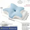 Almofada de Espuma de Memória de Rebote Lento Borboleta Chifre de Rolo Amazon Transfronteiriça Almofada de Memória Zero Pressão para Casa Proteção da Coluna Cervical