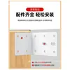 Conector de Esquina para Gabinete de Baño Antióxido Ángulo de Hierro Galvanizado Colgante Ángulo Recto Código de Esquina Engrosado Soporte de Fijación Colgador en Forma de Z