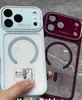 Funda Magnética de Color Sólido para Teléfono Adecuada para Apple 17 Pro Max Estuche Duro iPhone 16 Agujero Grande Material Al por Mayor