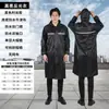 Capa de Chuva para Comércio Exterior, Traje de Proteção Completa contra Tempestades para Homens e Mulheres, Conjunto de Duas Peças Impermeável Espesso e Durável para Caminhada e Trabalho
