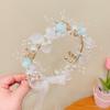 Diademas, Diademas de Alta Gama, Diademas para Niños, Dulces Guirnaldas de Perlas para Bebés Princesas, Accesorios para el Cabello de Niñas, Estilo Princesa