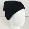 Chapéu de Tricô Liso Acrílico Pronto para Uso Transfronteiriço, Chapéu Pele de Melão, Chapéu de Lã Longo Dupla Camada de Alta Elasticidade