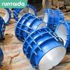 Tubo b2f aço inoxidável luva solta junta telescópica flange única junta telescópica de limite flange dupla dispositivo telescópico de limite