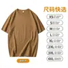 Camiseta masculina de manga curta 180g, peso médio, camiseta de algodão puro para o verão, unissex, gola redonda, sem costura, camiseta de baixo masculina