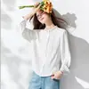 Colección Nueva Primavera 2026: Elegante y Estilosa Blusa para Mujer con Pesados Adornos de Diamantes, Corte Entallado que Favorece la Figura, Top Ligero y Versátil