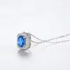 Lámpara Colgante Pag&Mag Diseño de Nicho Plata de Ley Piedra Preciosa Azul Sintética Joyería de Lujo para Fiestas y Uso Diario en Stock