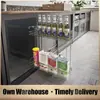 Cesta de Armazenamento para Cozinha Montada na Lateral com Extração Cesta de Arame de Metal
