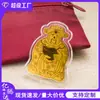 Nuevos saludos de Año Nuevo en lámina dorada al Dios de la Riqueza, stickers para teléfono móvil con envío abierto, stickers de personalidad para teléfono móvil, set de regalo artesanal