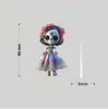 Colgante de Novia Fantasma Estilo Gótico Punk Cuerda Dorada Acrílica Colgante Decoración Fiesta de Halloween Producto Nuevo Transfronterizo