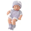 Muñeca Reborn Más Vendida Transfronteriza 7 Pulgadas Muñeca Bebé de Vinilo Ropa Invierno Lindo Conjunto de Suéter Tejido Venta al por Mayor