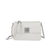 Moda 2025 Nova Bolsa Transversal Elegante Feminina Versátil Jeans Pequena Quadrada Retrô Acolchoada Corrente Mini Bolsa para Celular