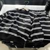 Ropa Infantil Elegante 2025 Nuevo Conjunto de Dos Piezas Camisa Casual de Cuello Redondo con Letras Rayadas para Niños Bebé Conjunto de Ropa de Otoño