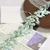Encaje Bordado de Poliéster con Patrón Floral, Disponible en Múltiples Colores, Adorno y Accesorios Prácticos para Ropa, Personalizable para Mayorista
